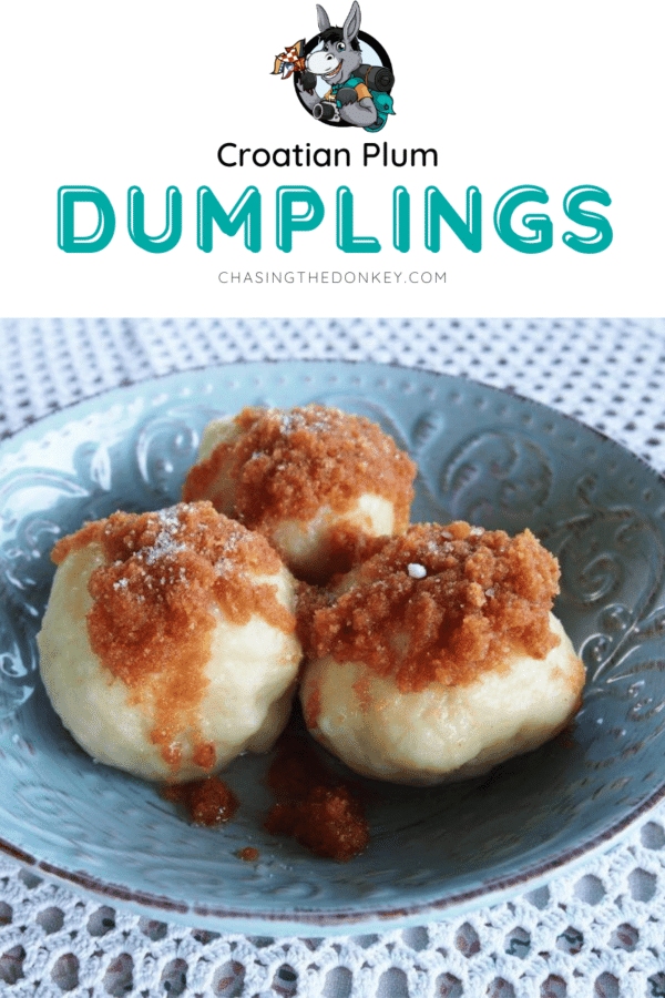Croatian Recipes_Croatian Plum Dumplings Recipe