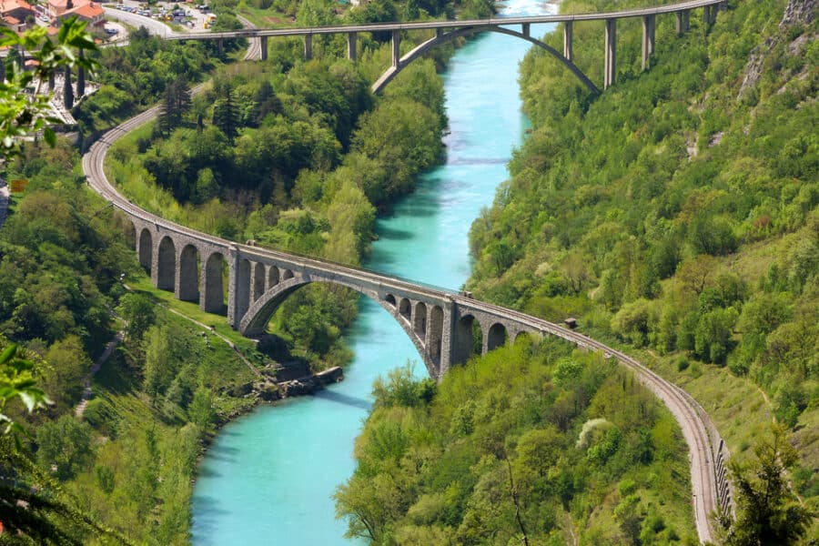 Things to do in the Soca Valley River - Stone bridge across the Soca River