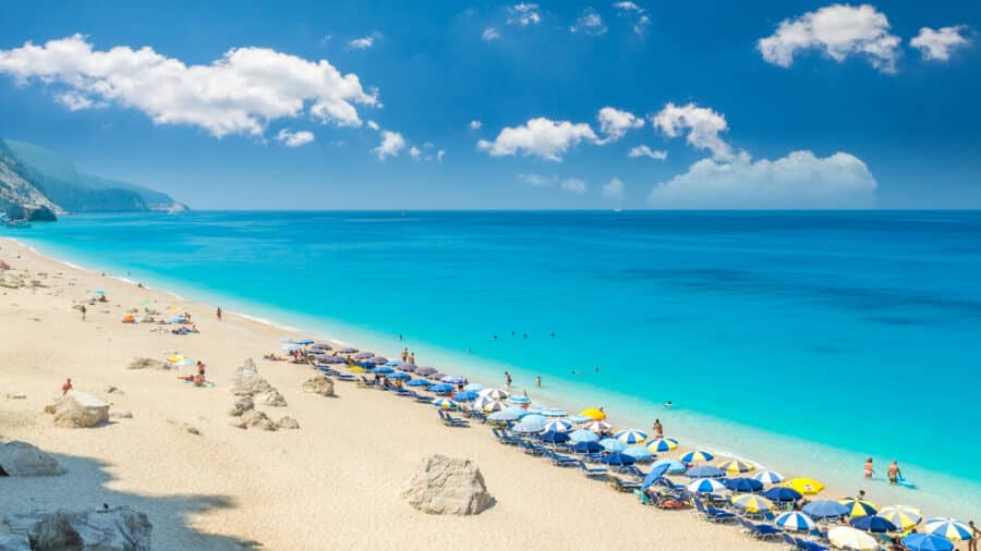 Where to party in Greece - Egremni beach, Lefkada island, Greece
