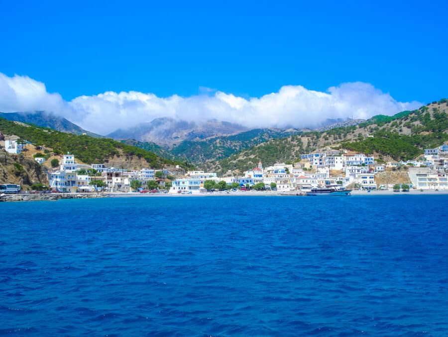 Traditional village of Diafani, Karpathos, Greece.