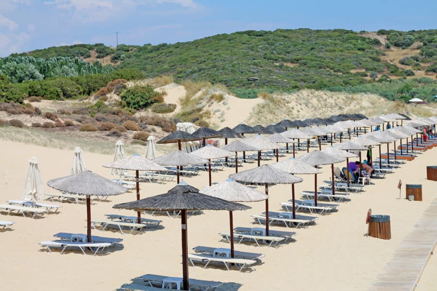 Beaches on mainland Greece - Ammolofoi Beach, Kavala