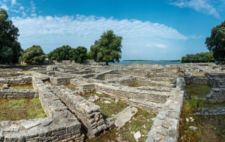 Ancient Roman ruins - Brijuni Islands National Park