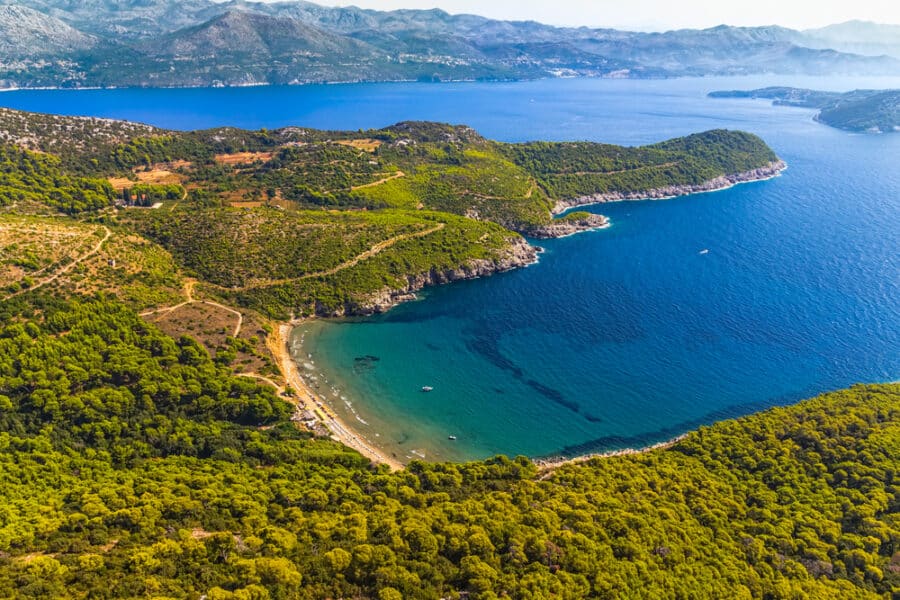 Elaphites near Dubrovnik