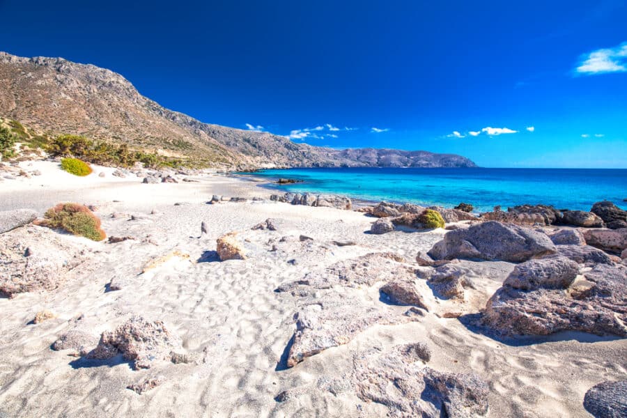 Chania Beaches - Kedrodasos beach near Elafonissi beach on Crete island