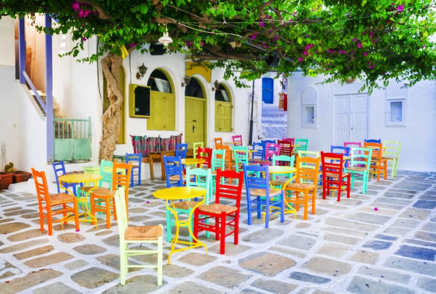 Things to do in Ios Island - Traditional Greek taverns on the streets. Ios island