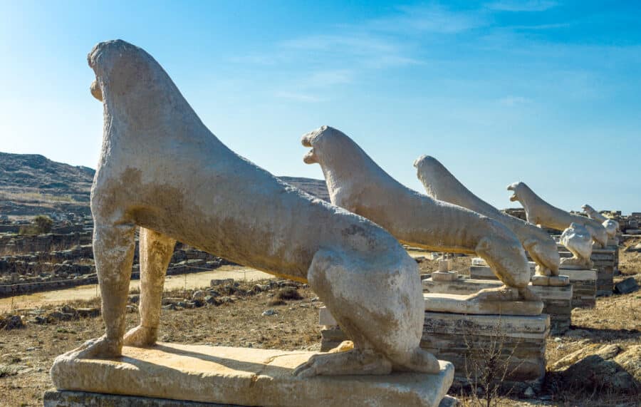 Archaeological Sites In Greece - The Roman ruins of Delos Greece -