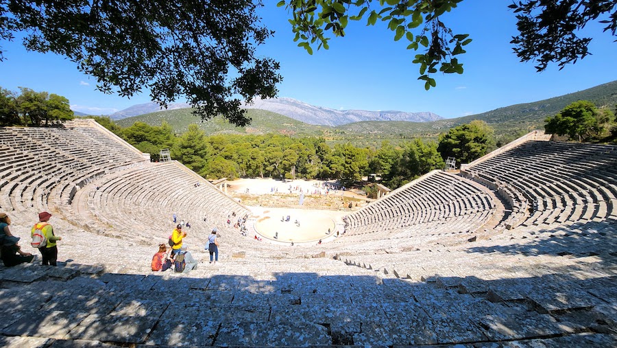 Ancient Stadium in Epidaurus - near Nafplio