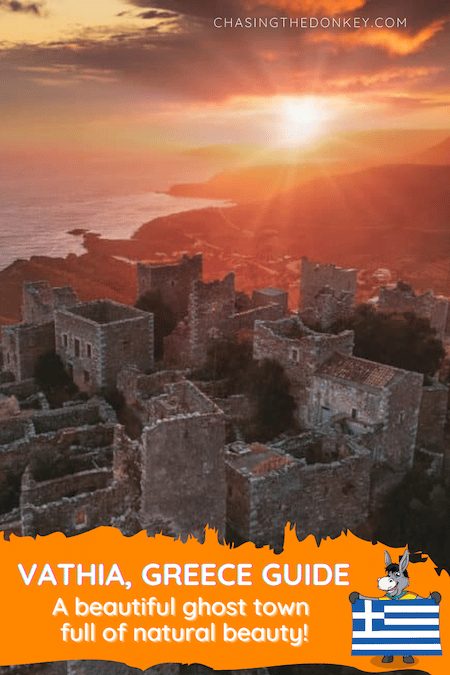 Greece Travel Blog_Vathia Greece - A Ghost Town In The Peloponnese Region