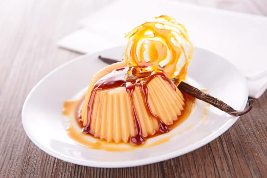 Bulgarian dessert - Krem Karamel - Crème Caramel