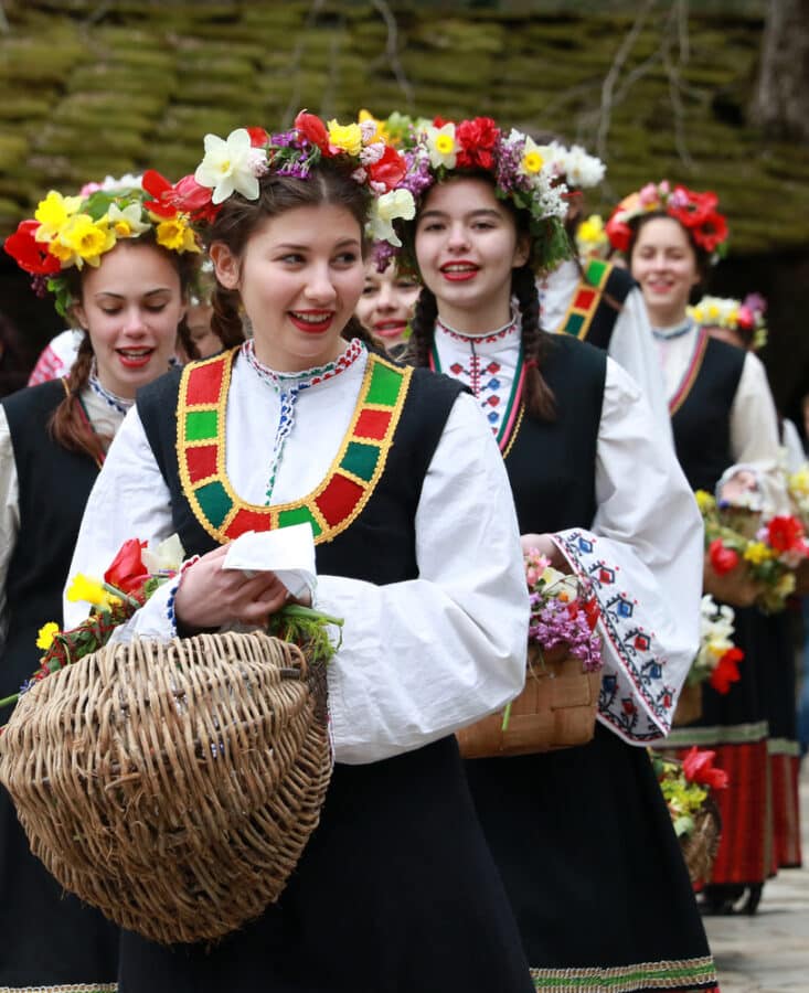 Things to do in Gabrovo, Bulgaria - The girls decorate in a colorful and rich way their hairs and go around the village singing songs and dancing, in this way showing they are ready to get married