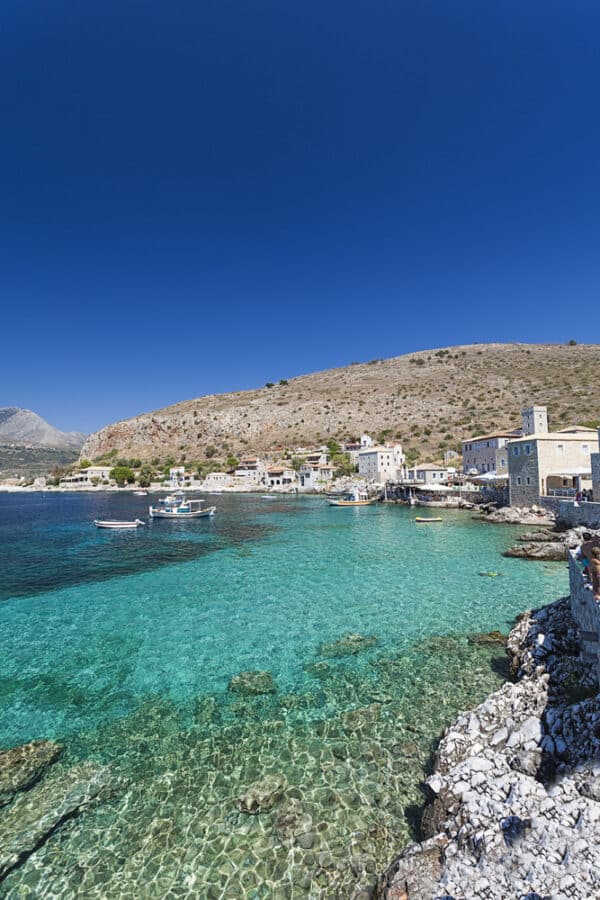 Limeni village in Mani, Greece