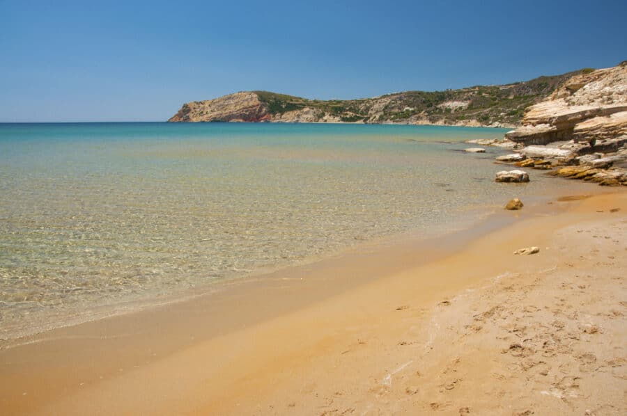 Best Beaches In Milos - Provatas Beach