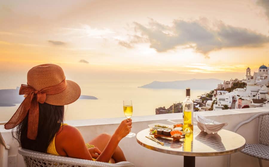 Wines in Greece - drink in Santorini