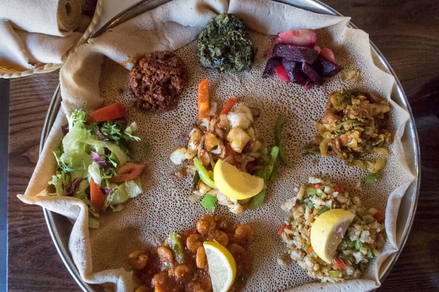 Ethiopian Injera & Toppings