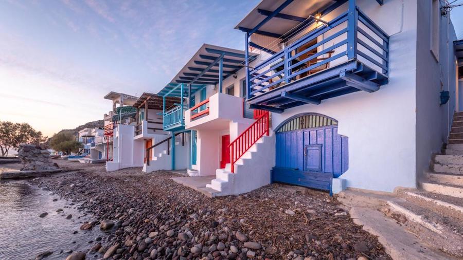 Greece Travel Blog_Guide To Milos Island_Blue Traditional Boathouse Klima