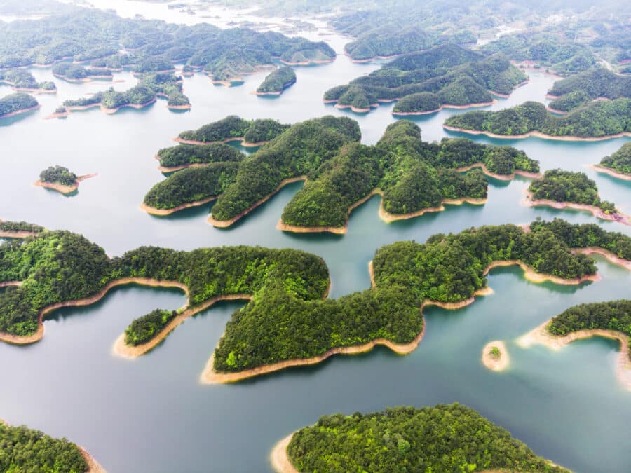 Qiandao Lake or The Lake Of A Thousand Islands
