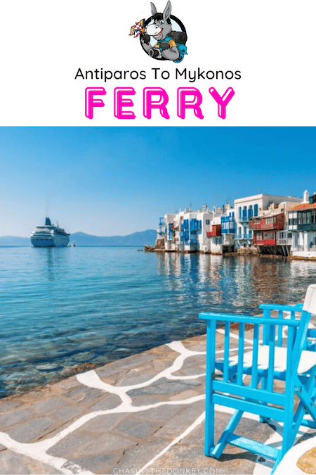Greece Travel Blog_Antiparos To Mykonos Ferry