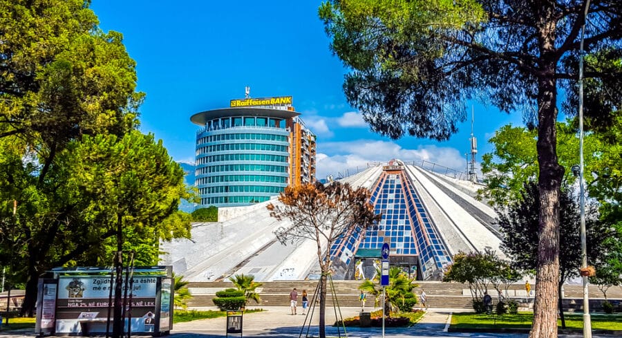 Enver Hoxha Pyramid, Tirana - Albania