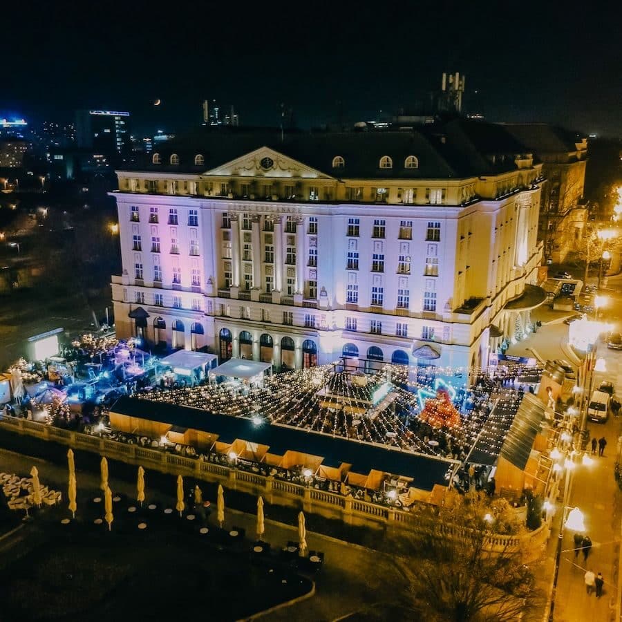 Croatia Travel Blog_Advent In Zagreb_Sandro Sklepić - Fuliranje - Esplanade -iz zraka