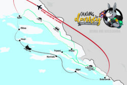 Split to Dubrovnik To Split Map