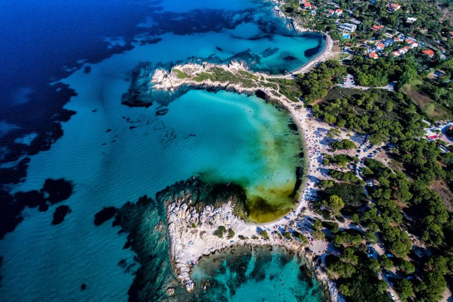 Best Beaches In Sithonia - Karidi beach