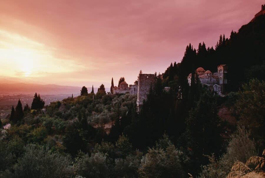 Ancient Town Of Mystras, Lakonia, Peleponnese