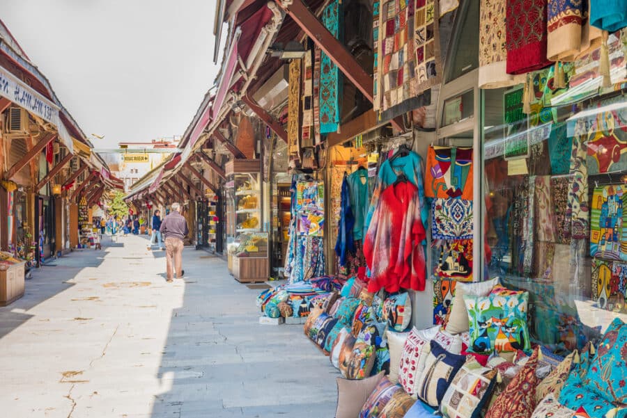 Best Shopping In Istanbul The Arasta Bazaar in Sultanahmet, Istanbul, Turkey.