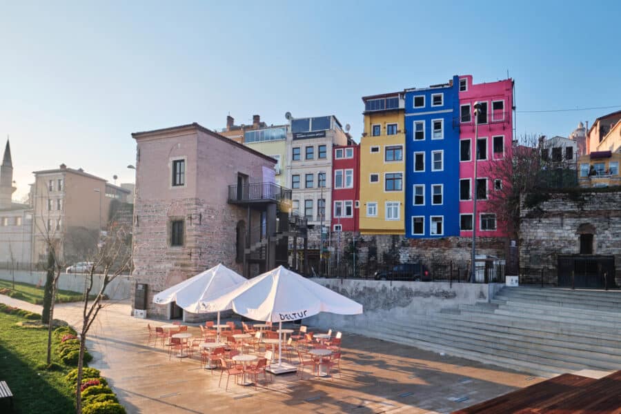 Balat area in Istanbul, Turkey