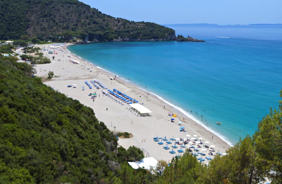 Mainland beaches in Greece - Karavostasi Beach