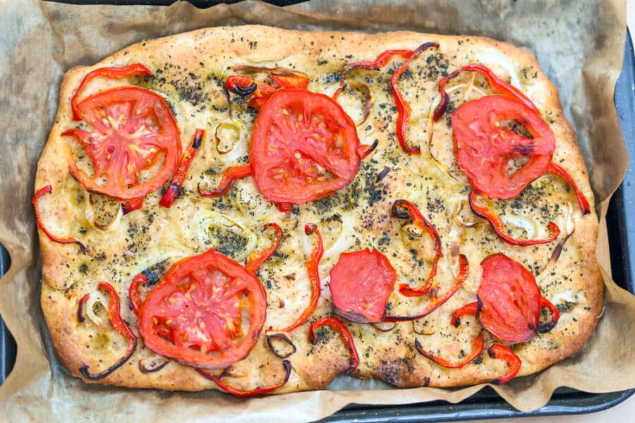 Breakfast in Greece Ladenia - Specialty Greek Flatbread