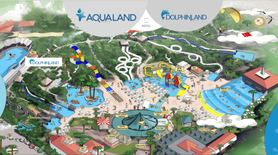 Theme park in Turkey - Aqualand & Dolphinland