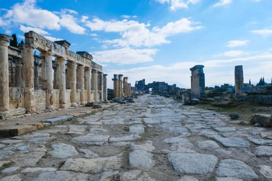Main street Hierapolis Turkey