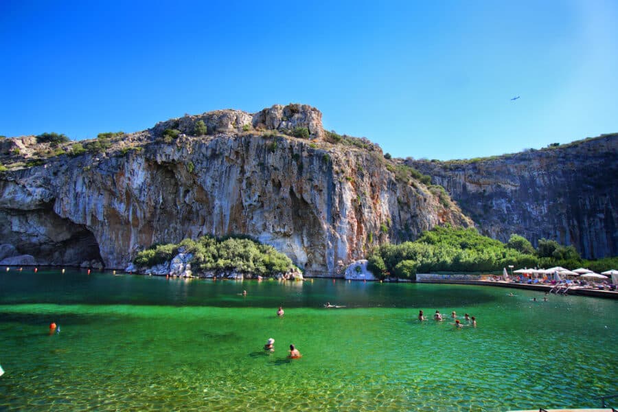 The Thermal Lake Vouliagmenis 