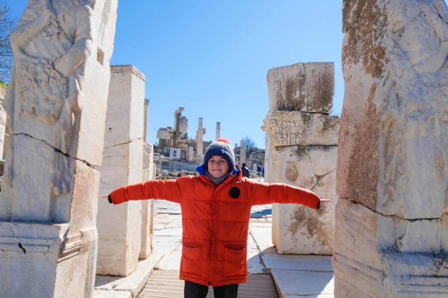 Winter in Turkey - Ephesus in winter