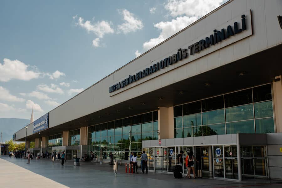Turkey Bus Travel - intercity bus terminal Bursa , One of the important transportation points