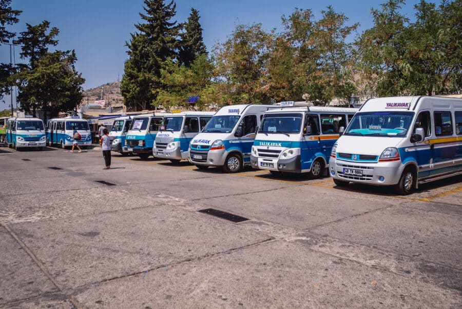 Dolmus bus in Bodrum