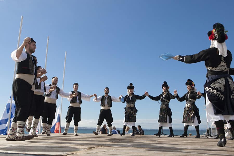 Greece in Autumn - Greek folklore dance