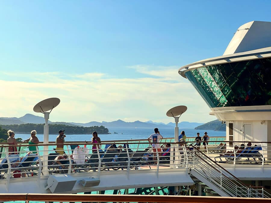Croatia Dubrovnik Cruise Port - On the ship